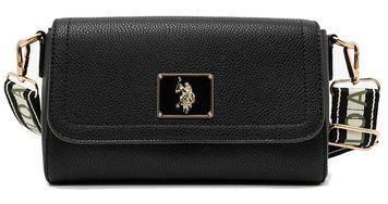 Сумка крос-боді U.S. POLO ASSN. ENAMEL чорна 0237 фото