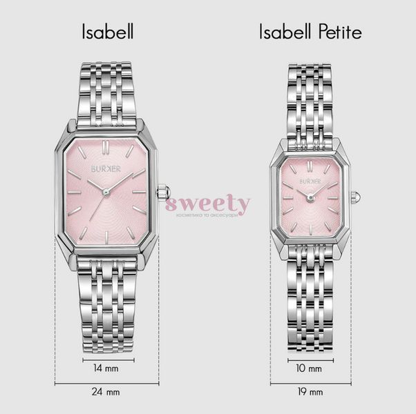 Годинник BURKER Isabell Petite Silver Pink 0567 фото