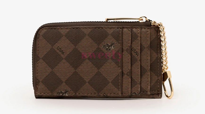 Гаманець для монет та карток U.S. POLO ASSN. в клітинку 0683 фото