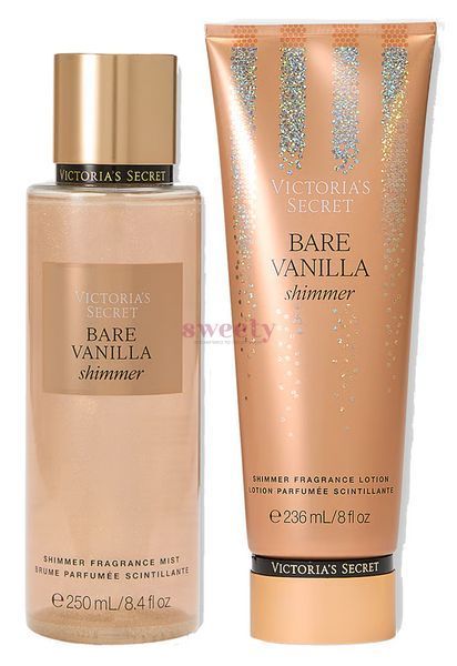 Подарунковий набір Victoria's Secret Bare Vanilla Shimmer, спрей та лосьйон 0388 фото Подарунковий набір Victoria's Secret Bare Vanilla Shimmer, спрей та лосьйон 0388 фото
