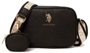 Сумка крос-боді U.S. POLO ASSN. WITH POUCH чорна 0269 фото