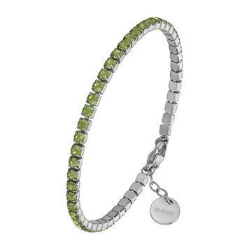 Браслет BURKER Ava Silver Olive Green 0710 фото