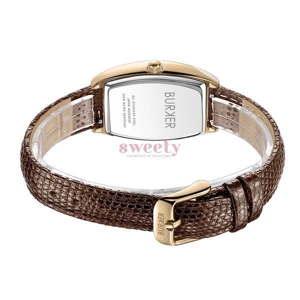 Годинник BURKER Grace Gold Brown Leather 0433 фото