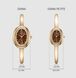 Годинник BURKER Diana Gold Brown 0481 фото 7