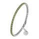 Браслет BURKER Ava Silver Olive Green 0710 фото 1