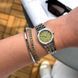 Браслет BURKER Ava Silver Olive Green 0710 фото 4