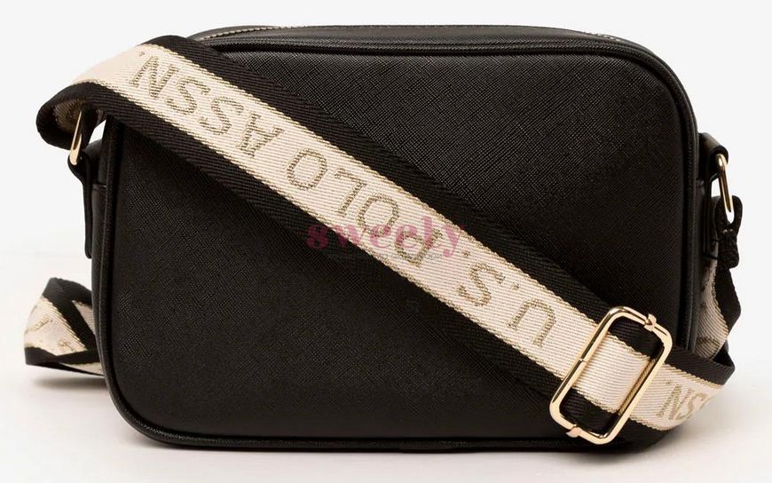 Сумка крос-боді U.S. POLO ASSN. WITH POUCH чорна 0269 фото