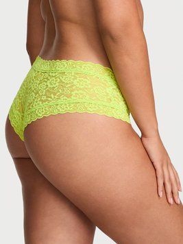 Трусики Victoria's Secret Lace Cheeky Panty Wild Lime 0711 фото