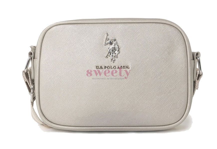 Сумка крос-боді U.S. POLO ASSN. WITH POUCH срібна 0270 фото