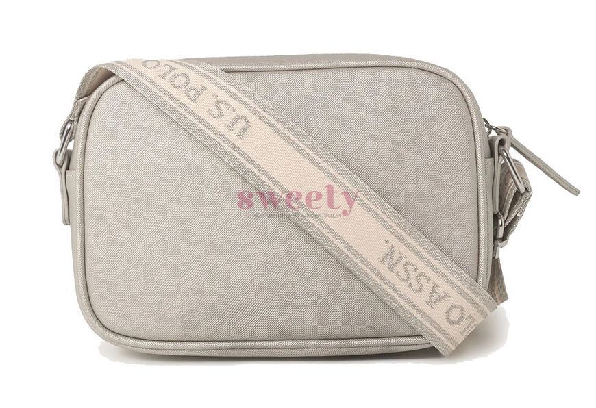Сумка крос-боді U.S. POLO ASSN. WITH POUCH срібна 0270 фото