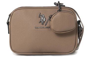 Сумка крос-боді U.S. POLO ASSN. WITH POUCH бежева 0271 фото