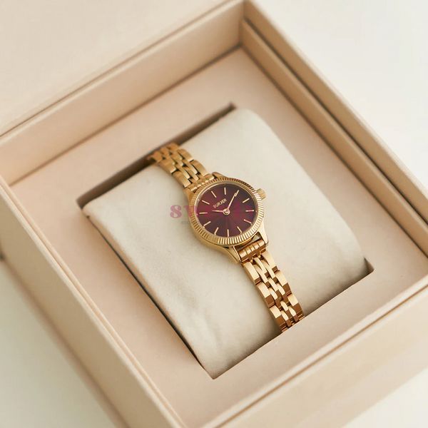 Годинник BURKER Sophie Gold Burgundy 0483 фото