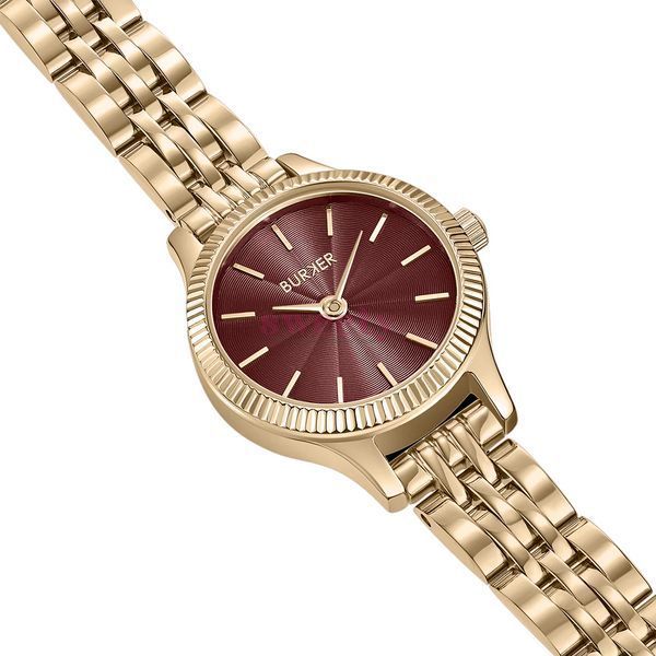 Годинник BURKER Sophie Gold Burgundy 0483 фото