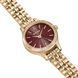 Годинник BURKER Sophie Gold Burgundy 0483 фото 2