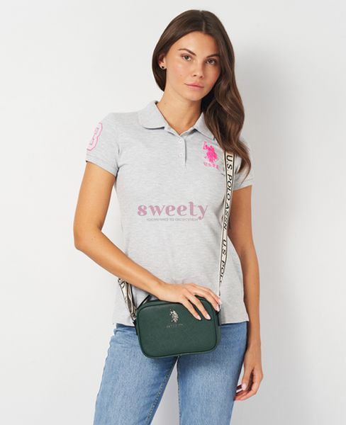 Сумка крос-боді U.S. POLO ASSN. зелена 0283 фото