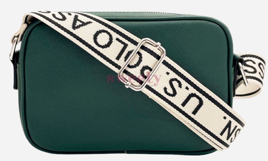 Сумка крос-боді U.S. POLO ASSN. зелена 0283 фото