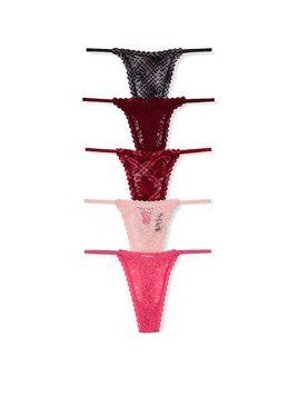 Набір трусиків 5-Pack Lacie String Thong Panties 0615 фото
