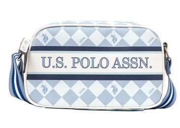 Сумка крос-боді U.S. POLO ASSN. DIAMOND STRIPE блакитна 0580 фото