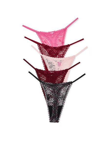 Набір трусиків 5-Pack Lacie String Thong Panties 0615 фото