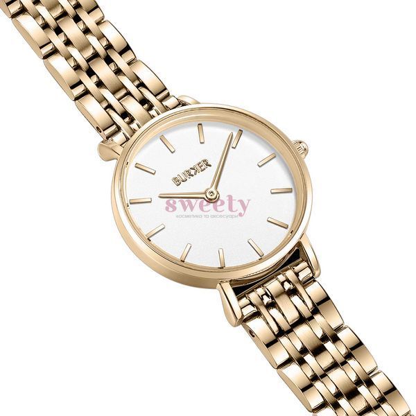 Годинник BURKER Ruby Petite Gold White 0436 фото