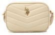 Сумка крос-боді U.S. POLO ASSN. QUILTED V бежева 0327 фото