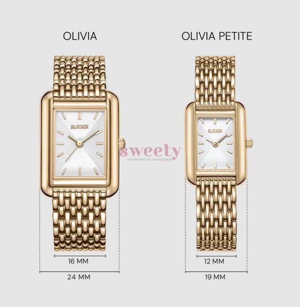 Годинник BURKER Olivia Petite Gold White 0486 фото