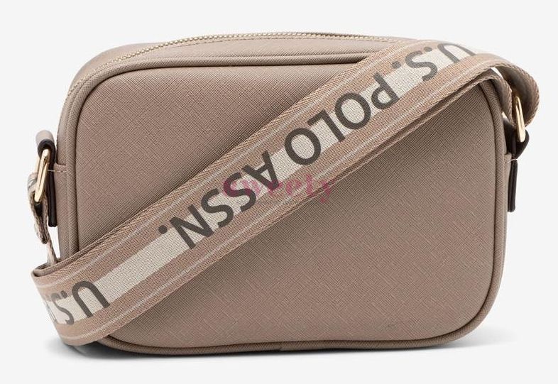 Сумка крос-боді U.S. POLO ASSN. бежева 0337 фото