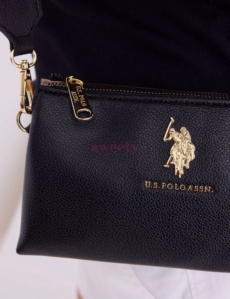 Крос-боді сумка U.S. POLO ASSN. MINI чорна 0535 фото