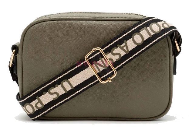 Сумка крос-боді U.S. POLO ASSN. оливкова 0339 фото