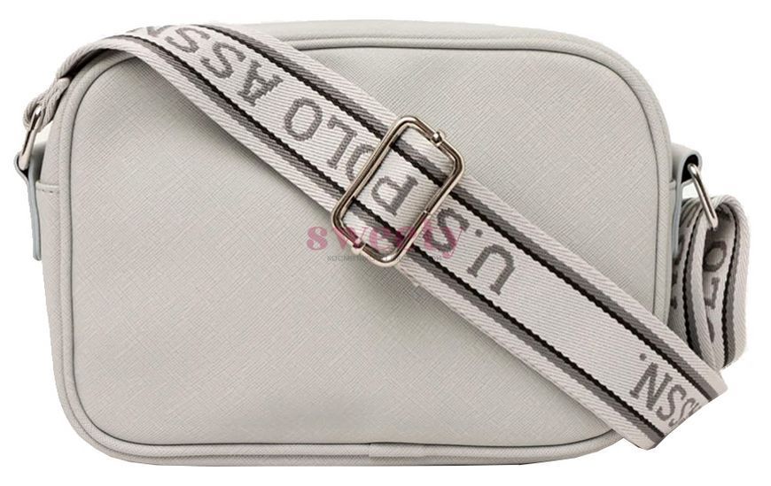 Сумка крос-боді U.S. POLO ASSN. світло-сіра 0330 фото
