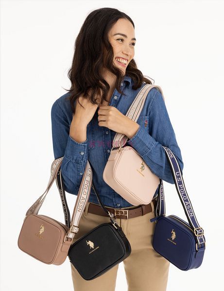 Сумка крос-боді U.S. POLO ASSN. синя 0329 фото