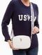 Сумка крос-боді U.S. POLO ASSN. біла 0380 фото 3