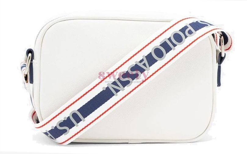 Сумка крос-боді U.S. POLO ASSN. біла 0380 фото
