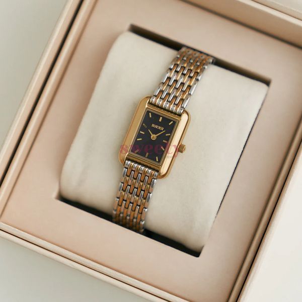 Годинник BURKER Olivia Petite Black Gold Silver 0490 фото