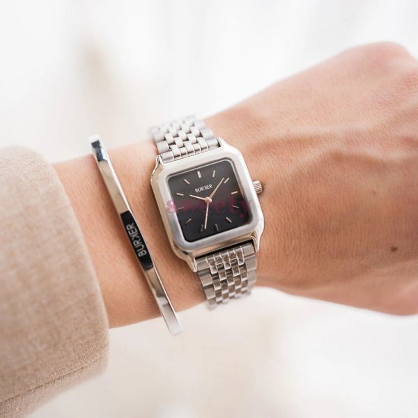 Годинник BURKER Macy Silver Black 0585 фото