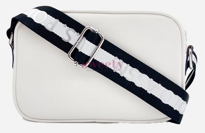 Сумка крос-боді U.S. POLO ASSN. сніжно-біла 0331 фото