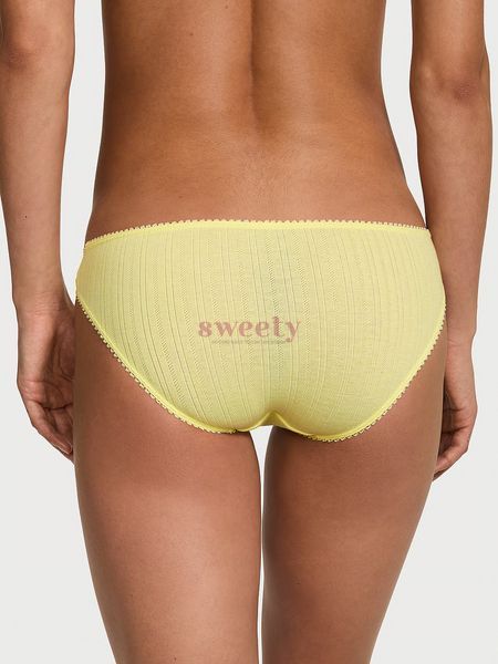 Трусики Victoria's Secret Stretch Pointelle Bikini Panty 0664-1 фото