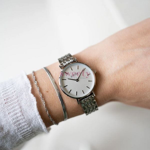 Годинник BURKER Ruby Petite Silver White 0442 фото