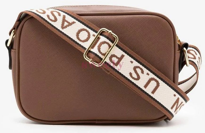 Сумка крос-боді U.S. POLO ASSN. коричнева 0340 фото