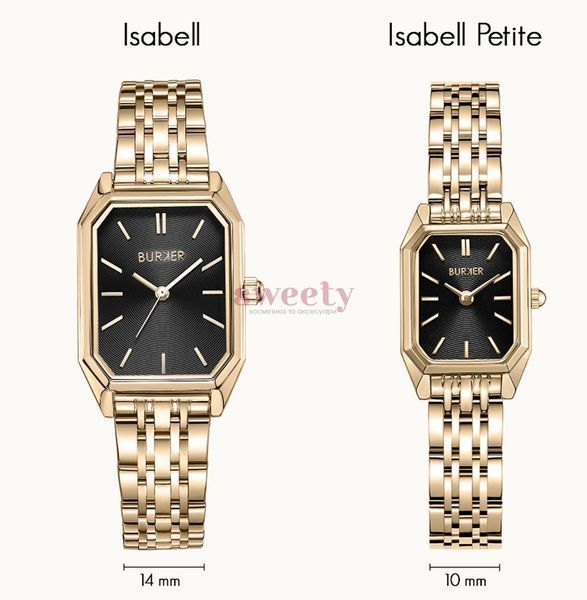 Годинник BURKER Isabell Gold Black 0400 фото