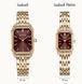 Годинник BURKER Isabell Gold Burgundy 0401 фото 7