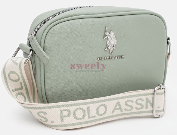 Сумка крос-боді U.S. POLO ASSN. світло-зелена 0304 фото