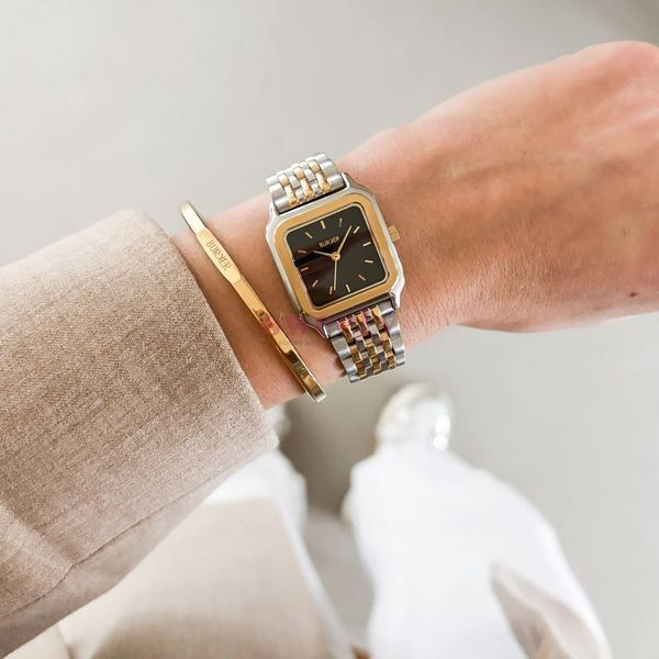 Годинник BURKER Macy Black Gold Silver 0497 фото