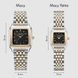 Годинник BURKER Macy Black Gold Silver 0497 фото 8
