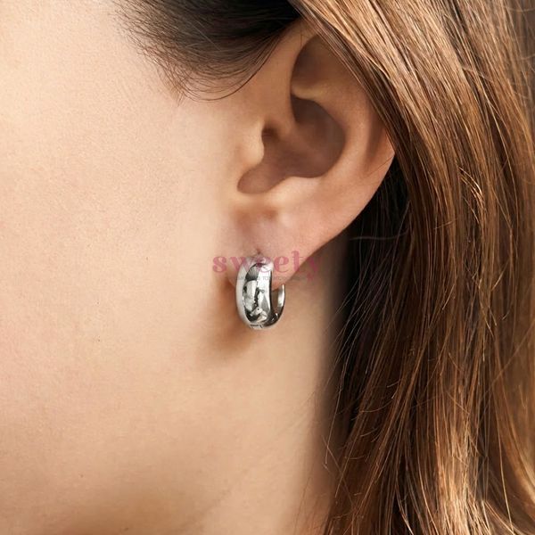 Сережки BURKER Cora Silver 0593 фото