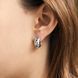Сережки BURKER Cora Silver 0593 фото 2