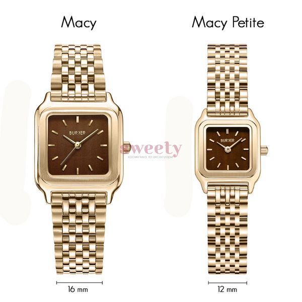 Годинник BURKER Macy Petite Gold Brown 0405 фото