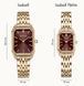 Годинник BURKER Isabell Petite Gold Burgundy 0449 фото 7