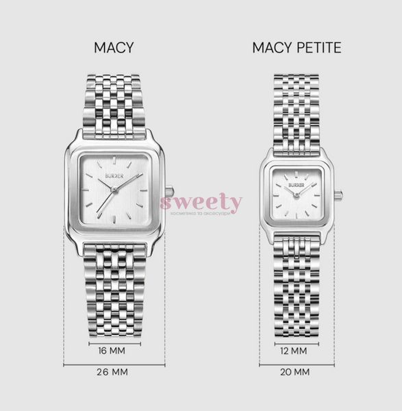Годинник BURKER Macy Petite Silver White 0473 фото