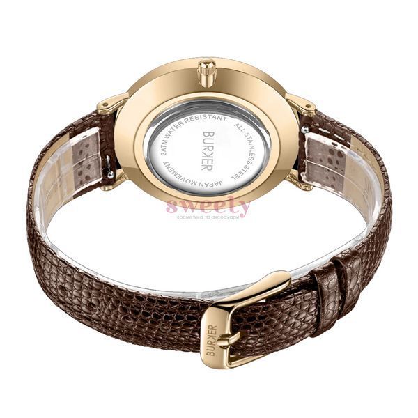 Годинник BURKER Ruby Gold Brown/Brown Leather 0425 фото